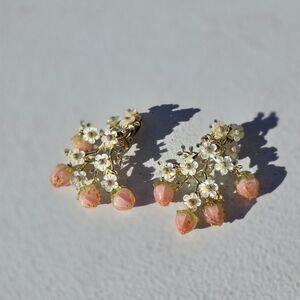 NICOLA BATHIE STRAWBERRY EARRINGS